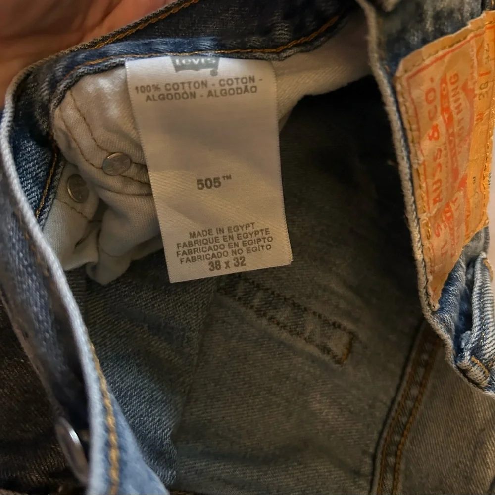 Levi’s 505 Distressed Jean Shorts